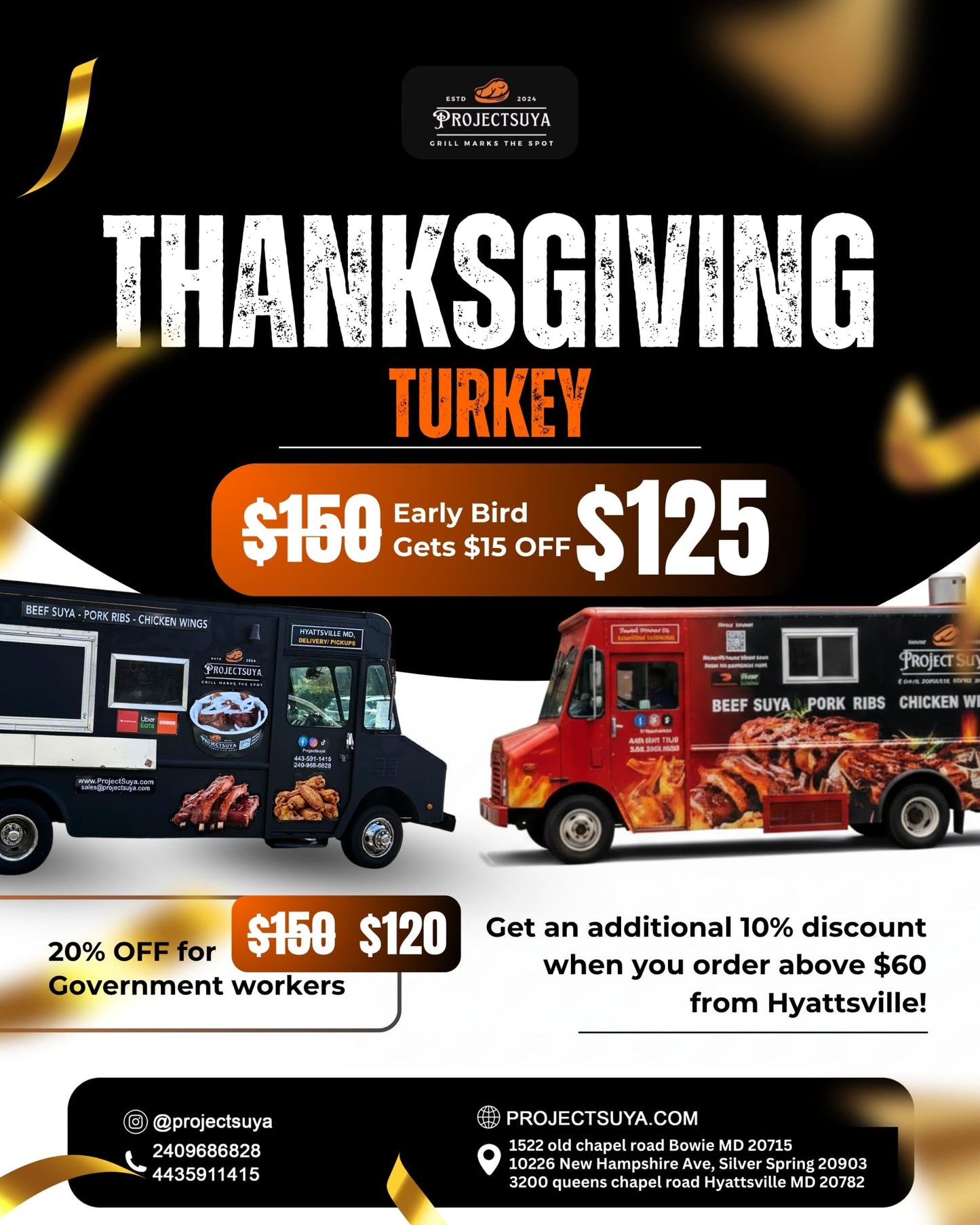 Project Suya’s Grilled Turkey