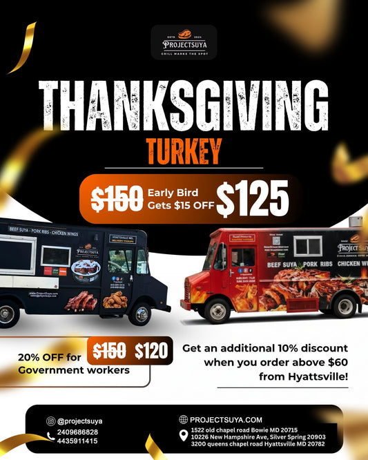 Project Suya’s Grilled Turkey